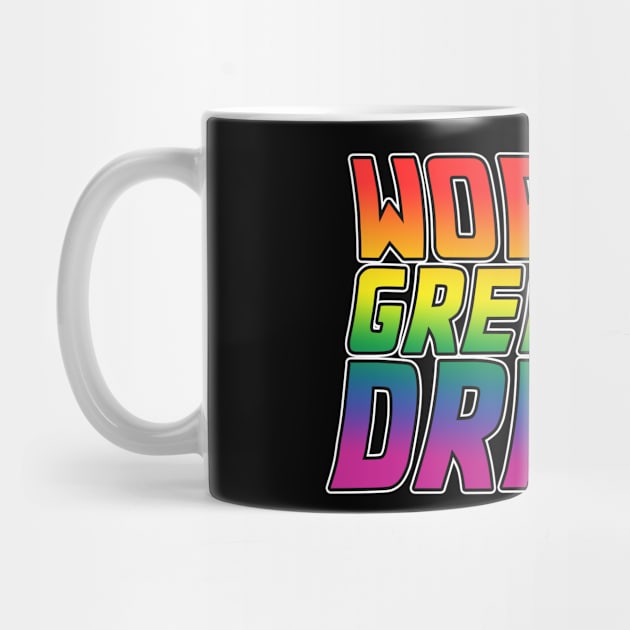 Driver job gifts design. Perfect present for mom dad friend him or her. Lgbt rainbow color by SerenityByAlex